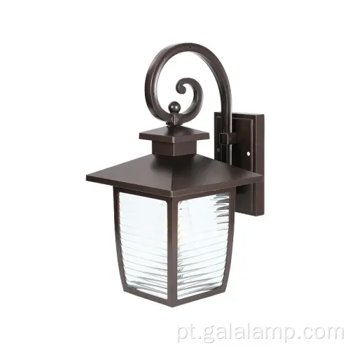 Lâmpada de parede ao ar livre durável para iluminação da porta do jardim